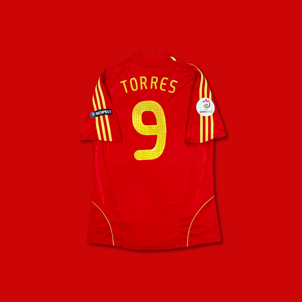 2008/09 Spain Home Shirt - Torres - M