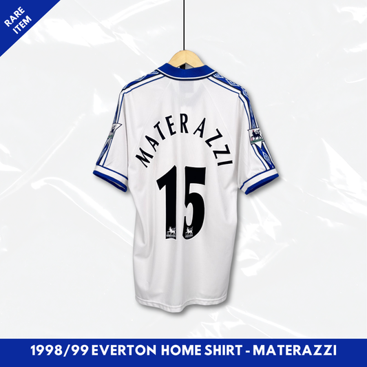 1998/99 Everton Away Shirt - Materazzi - L