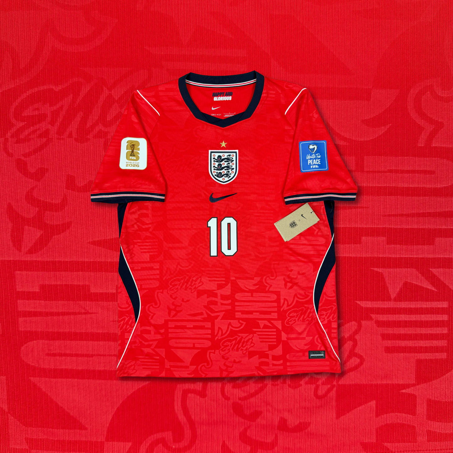 2026/27 England Away Shirt - Bellingham - New with Tag - L