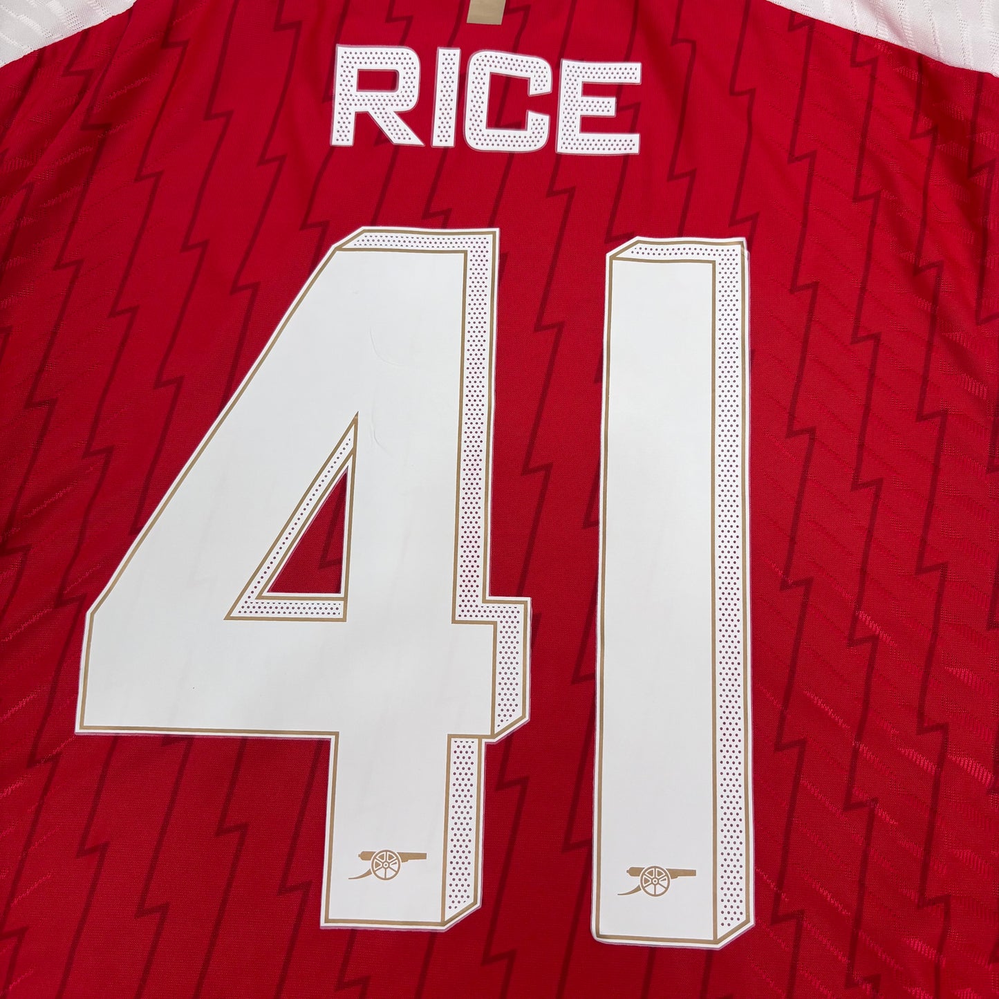 2023/24 Arsenal Home Shirt - Player Issue - Rice - L - New with Tag