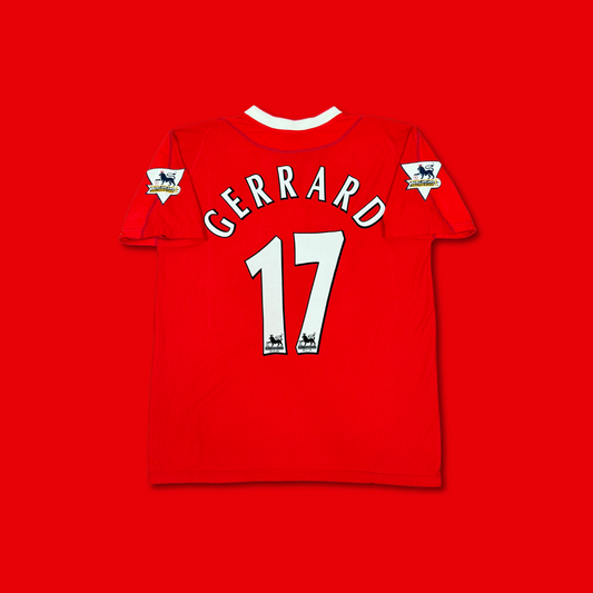 2002/03 Liverpool Home Shirt - Gerrard - L