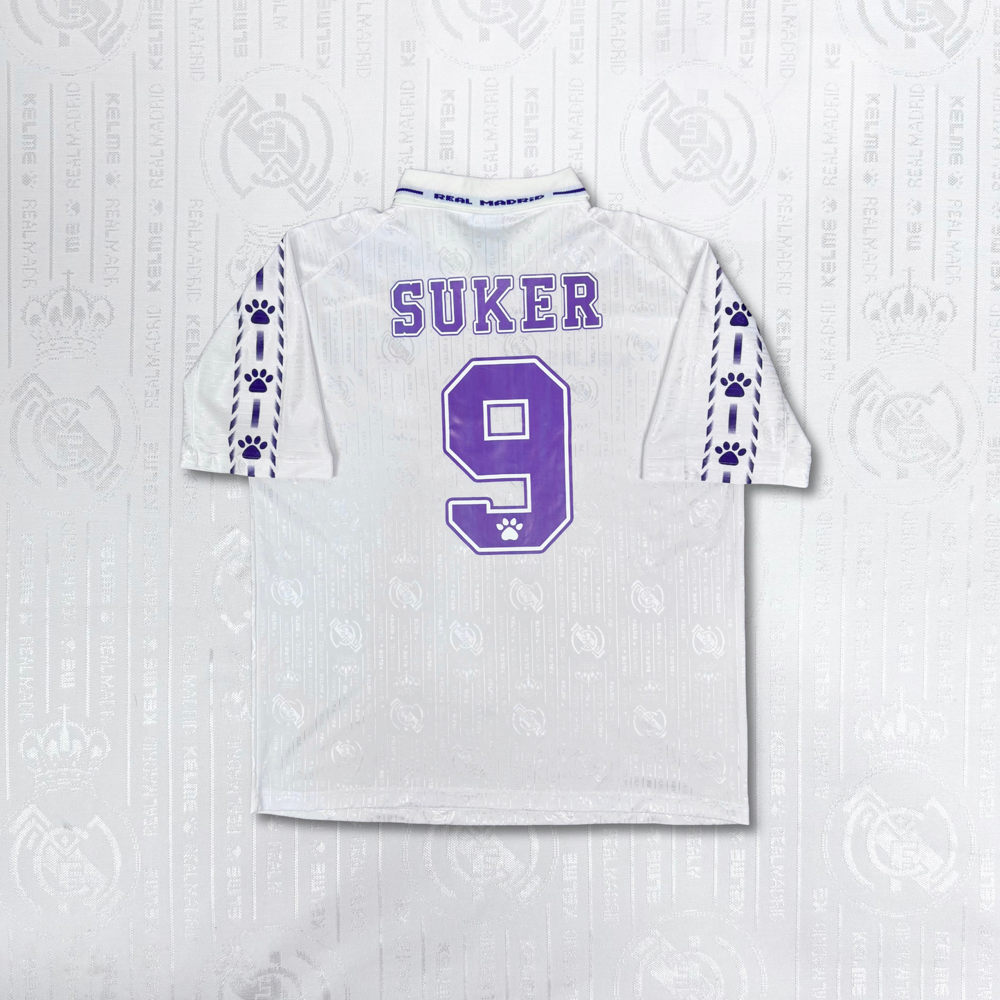1996/97 Real Madrid Home Shirt - Suker - XL