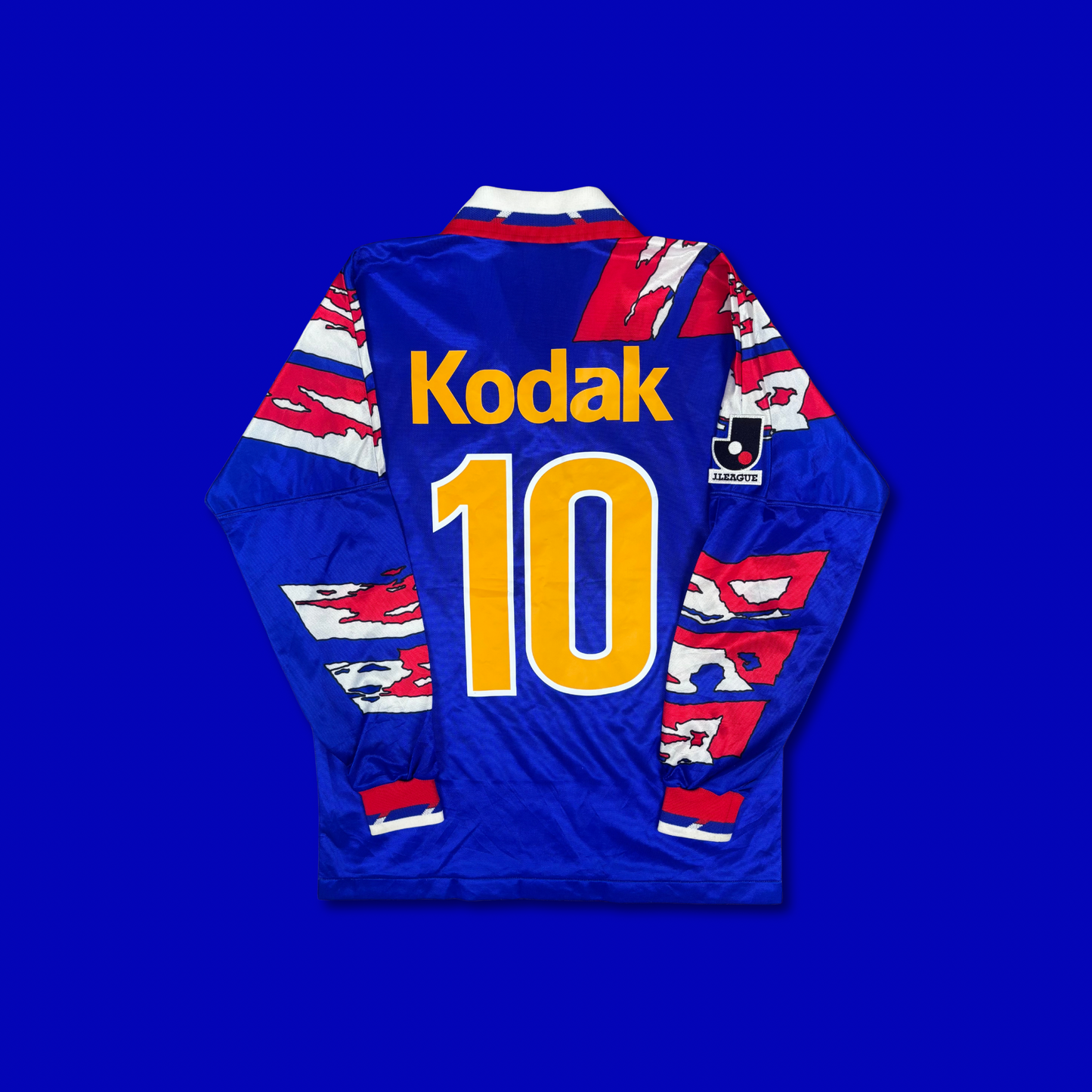 1993/94 Yokohama Marinos Home Longsleeve Shirt - M - Ramon Diaz