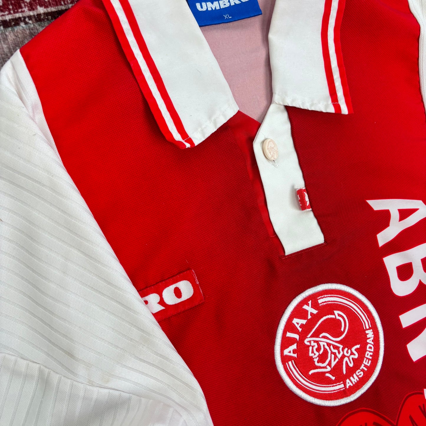 1997/98 Ajax Amsterdam Home Shirt with Short - Laudrup - L