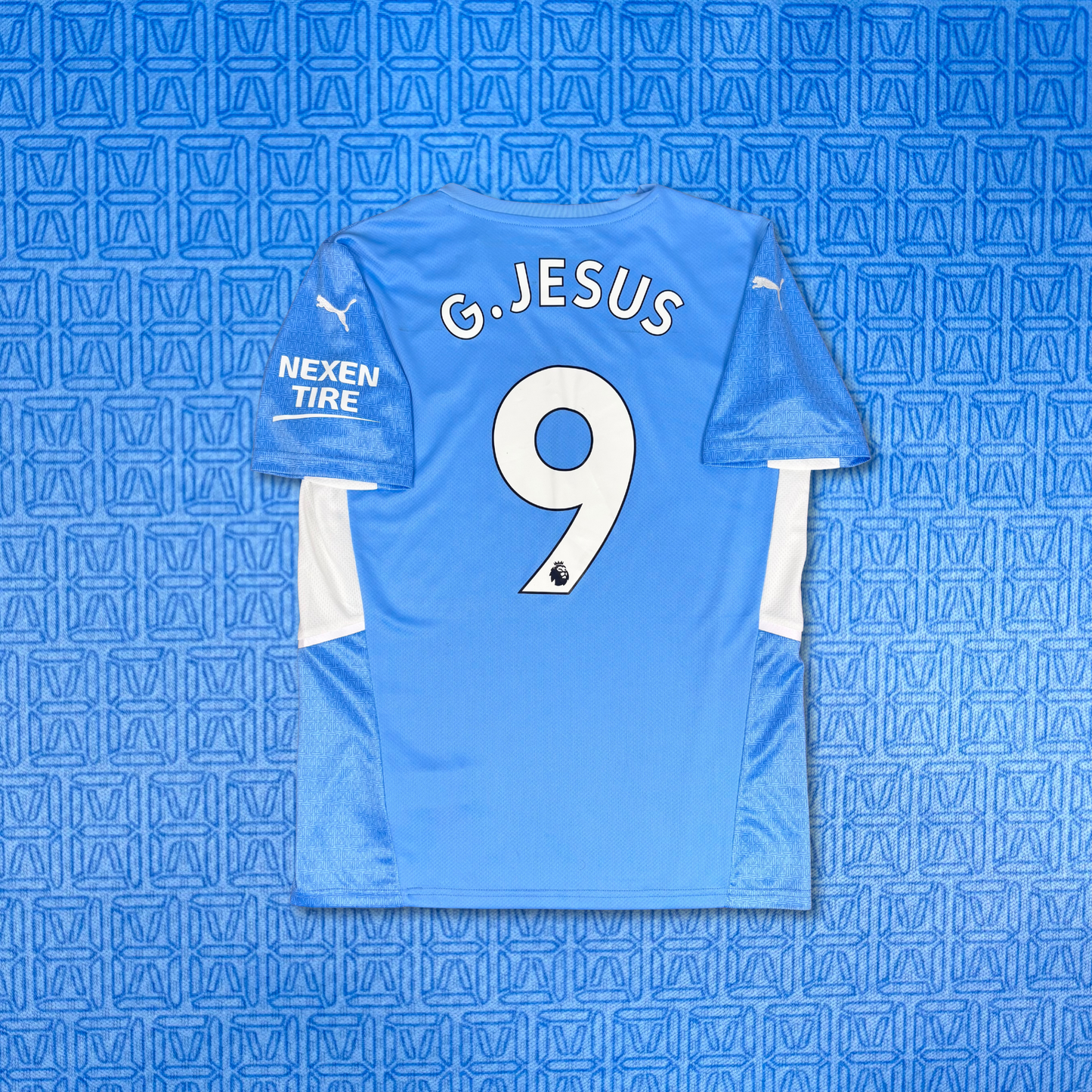 2021/22 Manchester City Home Shirt - Gabriel Jesus - M - New with Tag
