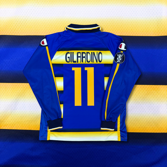 2004/05 Parma Home Longsleeve Shirt - Gilardino - Player Issue - L