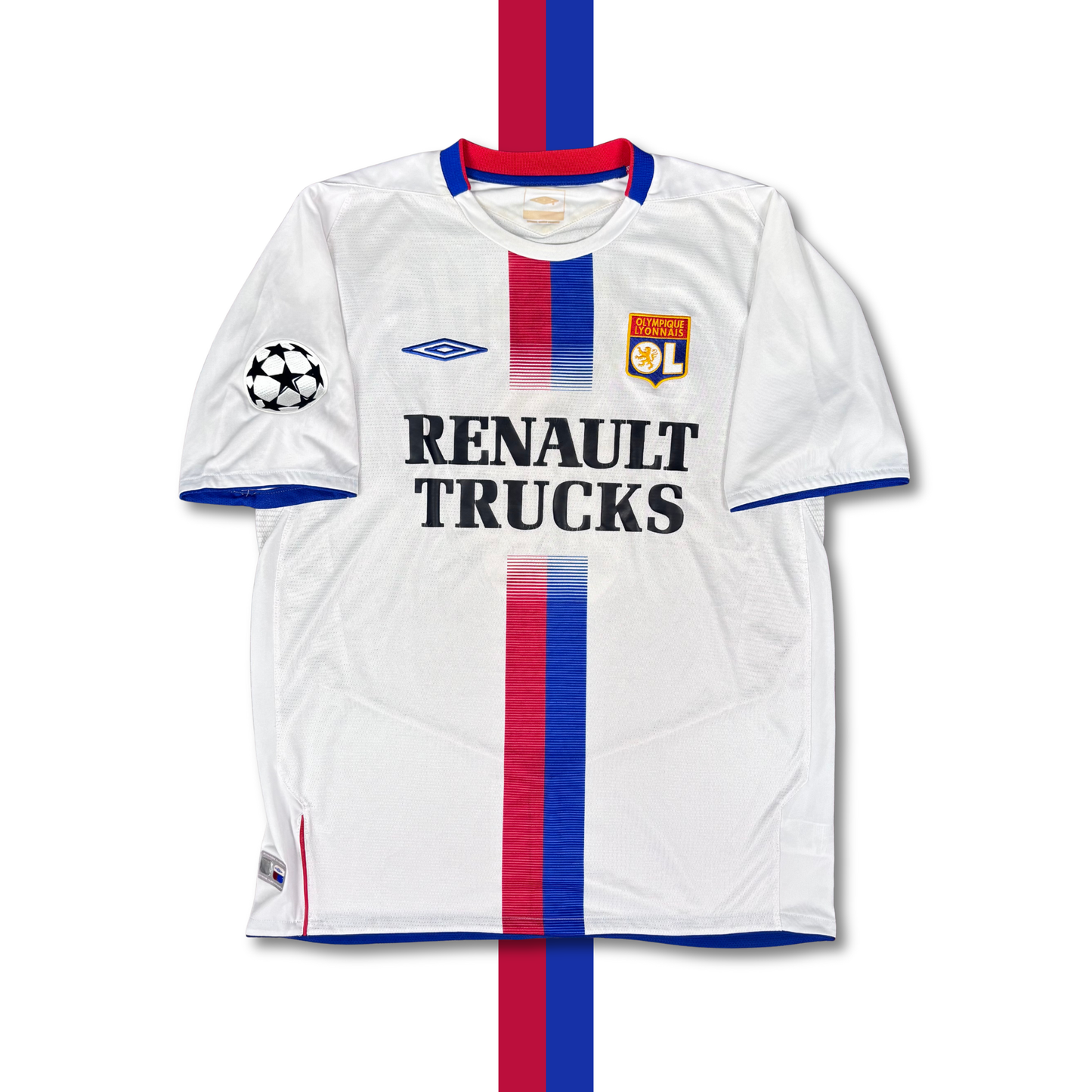 2005/06 Olympique Lyon Home Shirt - Juninho - L