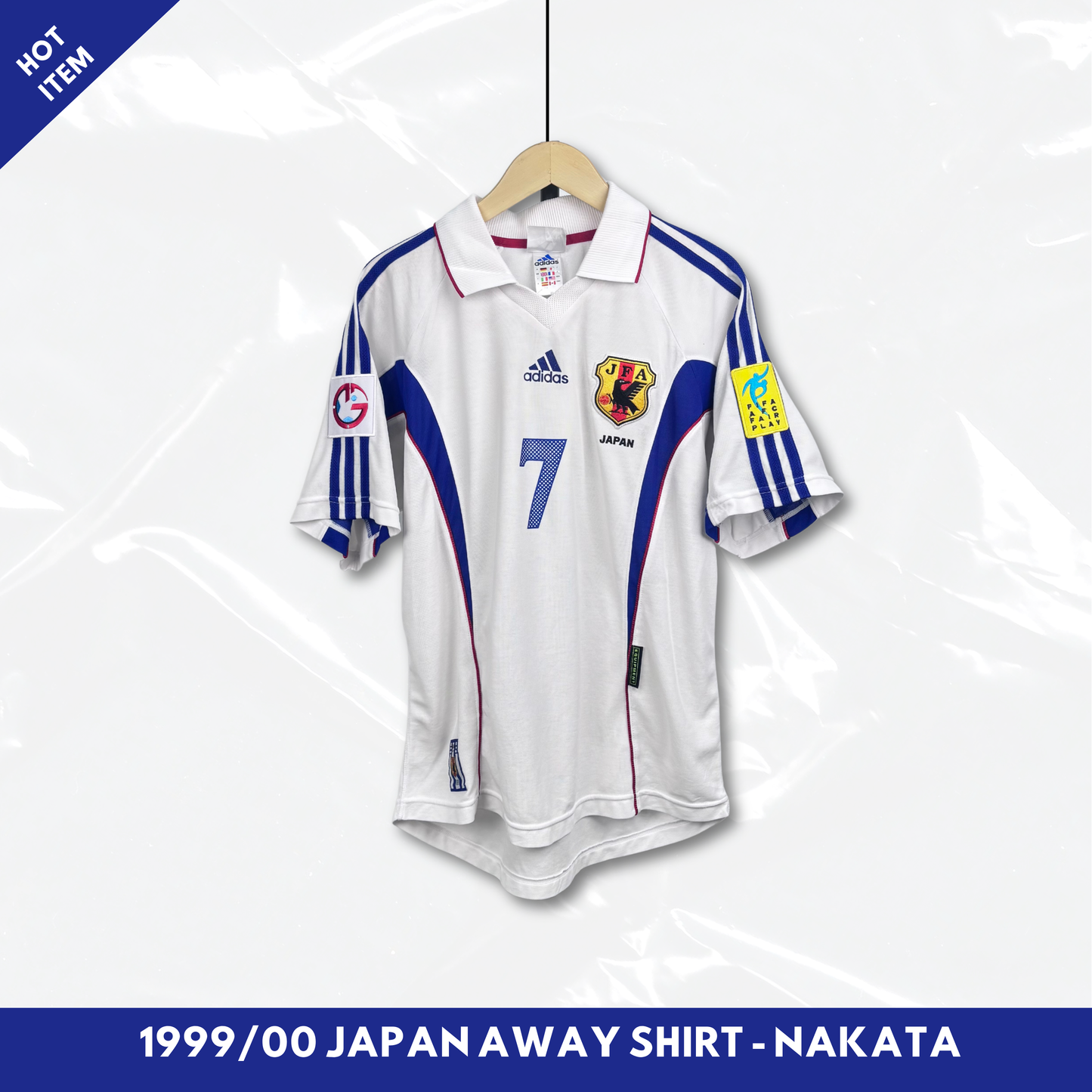 1999/00 Japan Away Shirt - Nakata - Player Issue - L