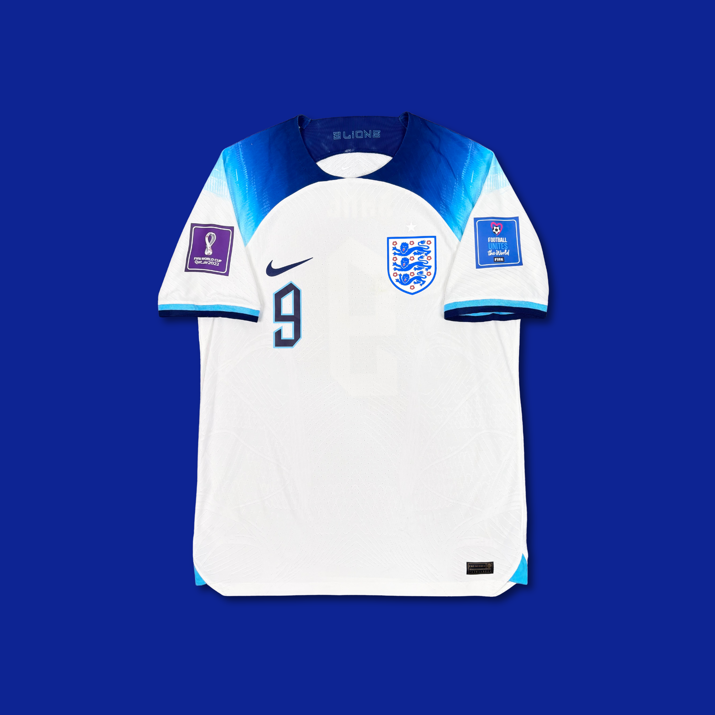 2022/23 England Home Shirt - Player Issue - Kane - M