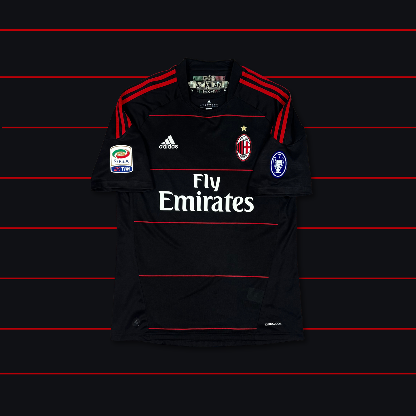 2010/11 AC Milan Third Shirt - Ronaldinho - M