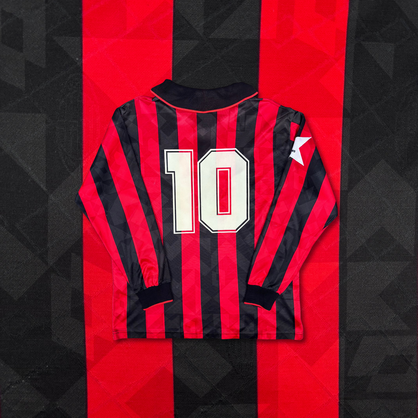 1994/95 AC Milan Home Longsleeve Shirt - Player Issue - Savicevic - L