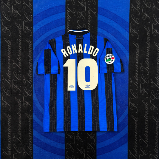 1997/98 Inter Milan Home Shirt - Ronaldo Nazario - L