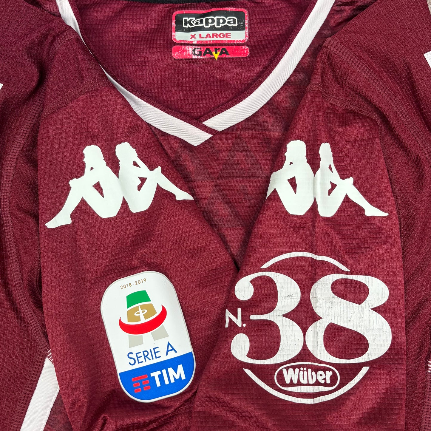 2018/19 Torino Home Shirt - Player Issue - Belotti - XL