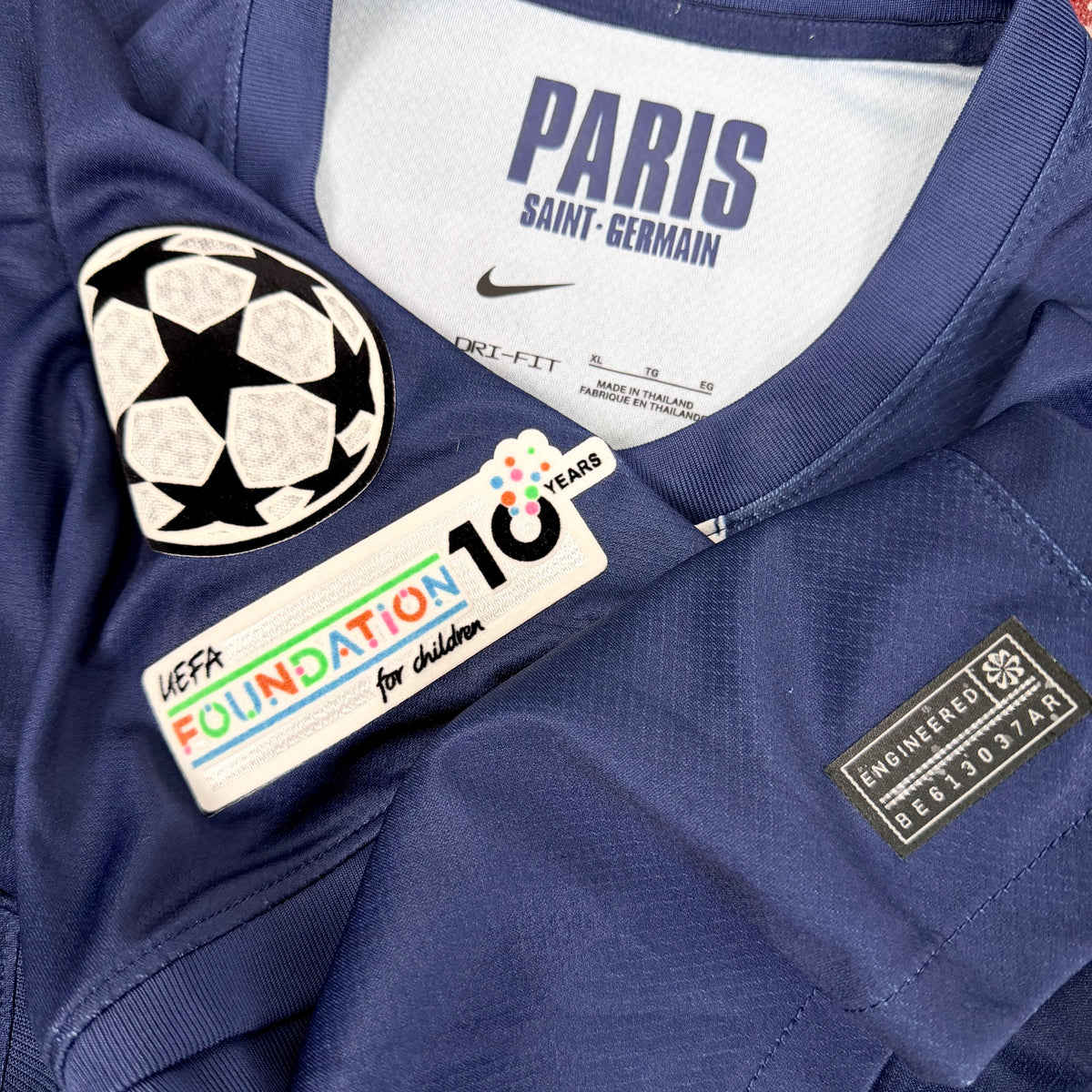 2024/25 Paris Saint-Germain Home Shirt  - Kvaratskhela - XL