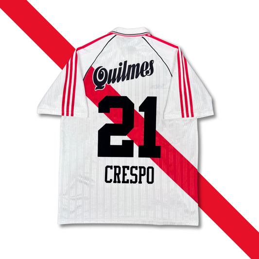 1995/96 River Plate Home Shirt - Crespo - M
