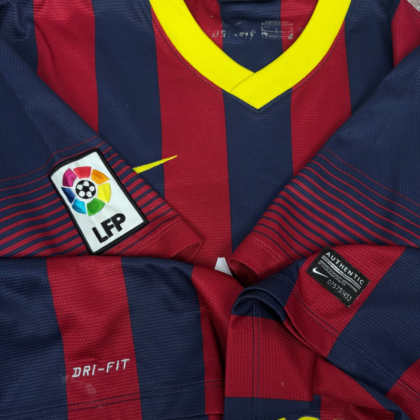 2013/14 Barcelona Home Shirt - Fabregas - M