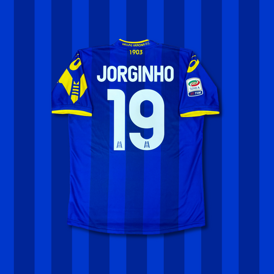 2011/12 Hellas Verona Home Shirt - Jorginho - L