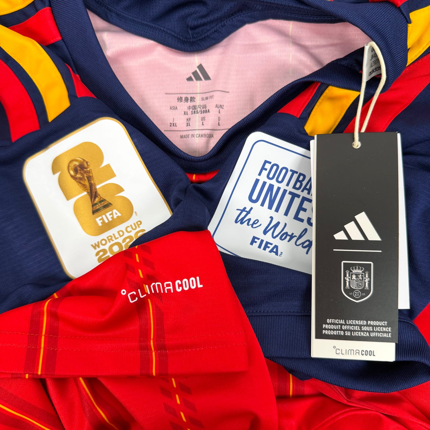2026/27 Spain Home Shirt - Olmo - L - New with Tag