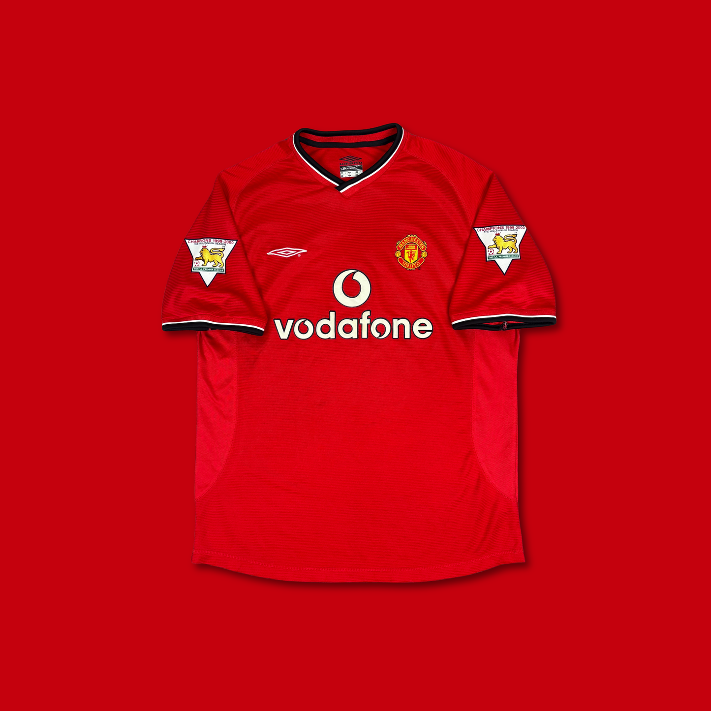 2000/01 Manchester United Home Shirt- Scholes - L