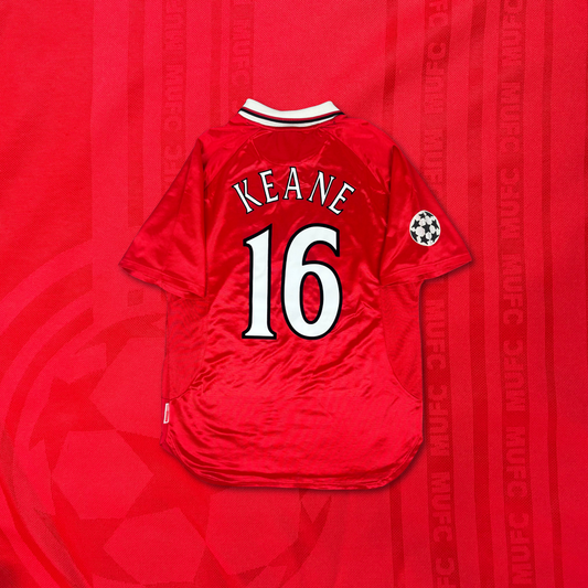 1999/00 Manchester United Home Shirt - Keane - L