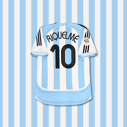 2006/07 Argentina Home Shirt - Riquelme - L