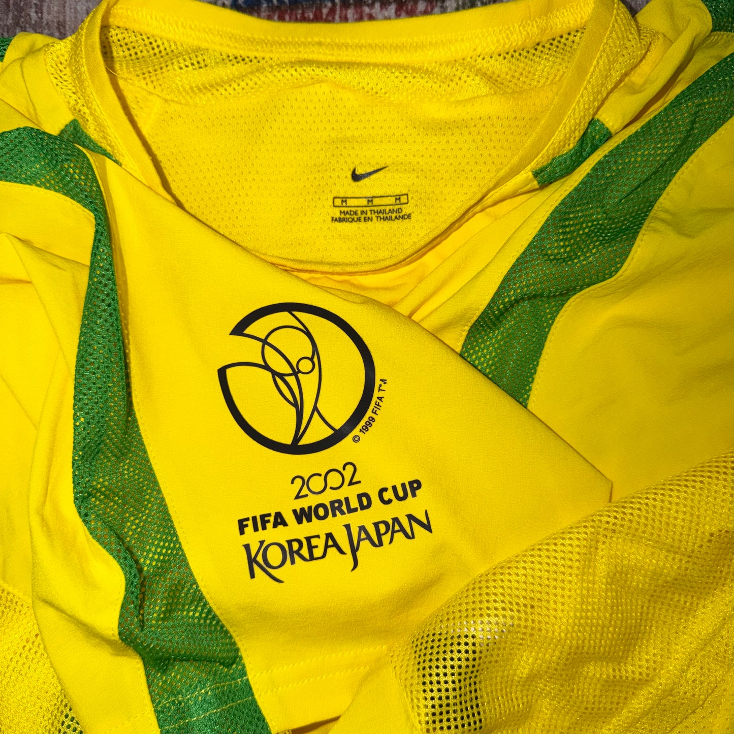 2002/03 Brazil Home Shirt - Player Issue - Ronaldo Nazario - M