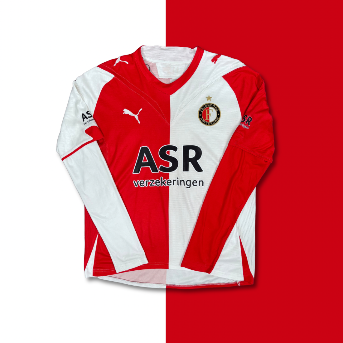 2009/10 Feyenoord Home Shirt - van Bronckhorst - M