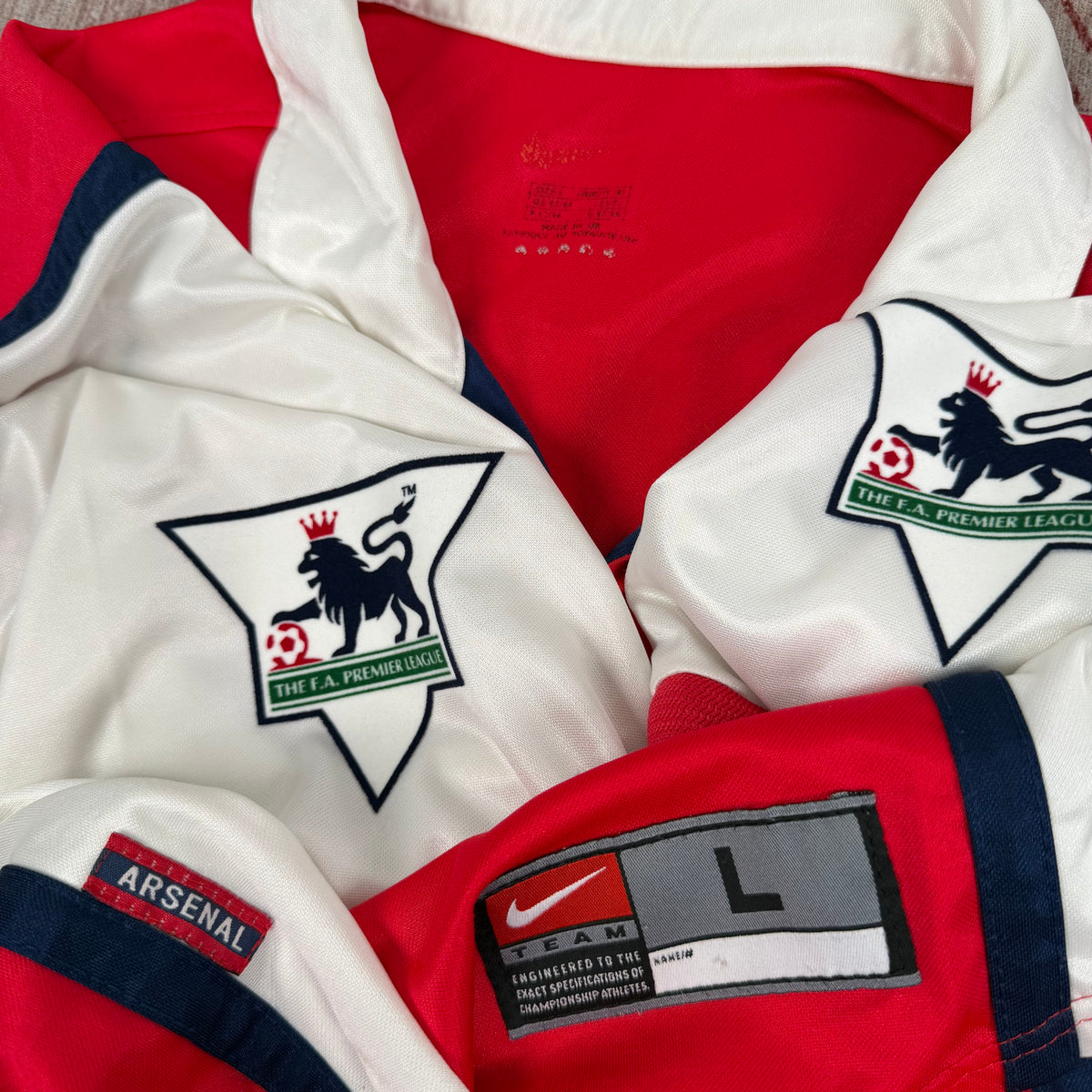 2000/01 Arsenal Home Shirt - Suker - L