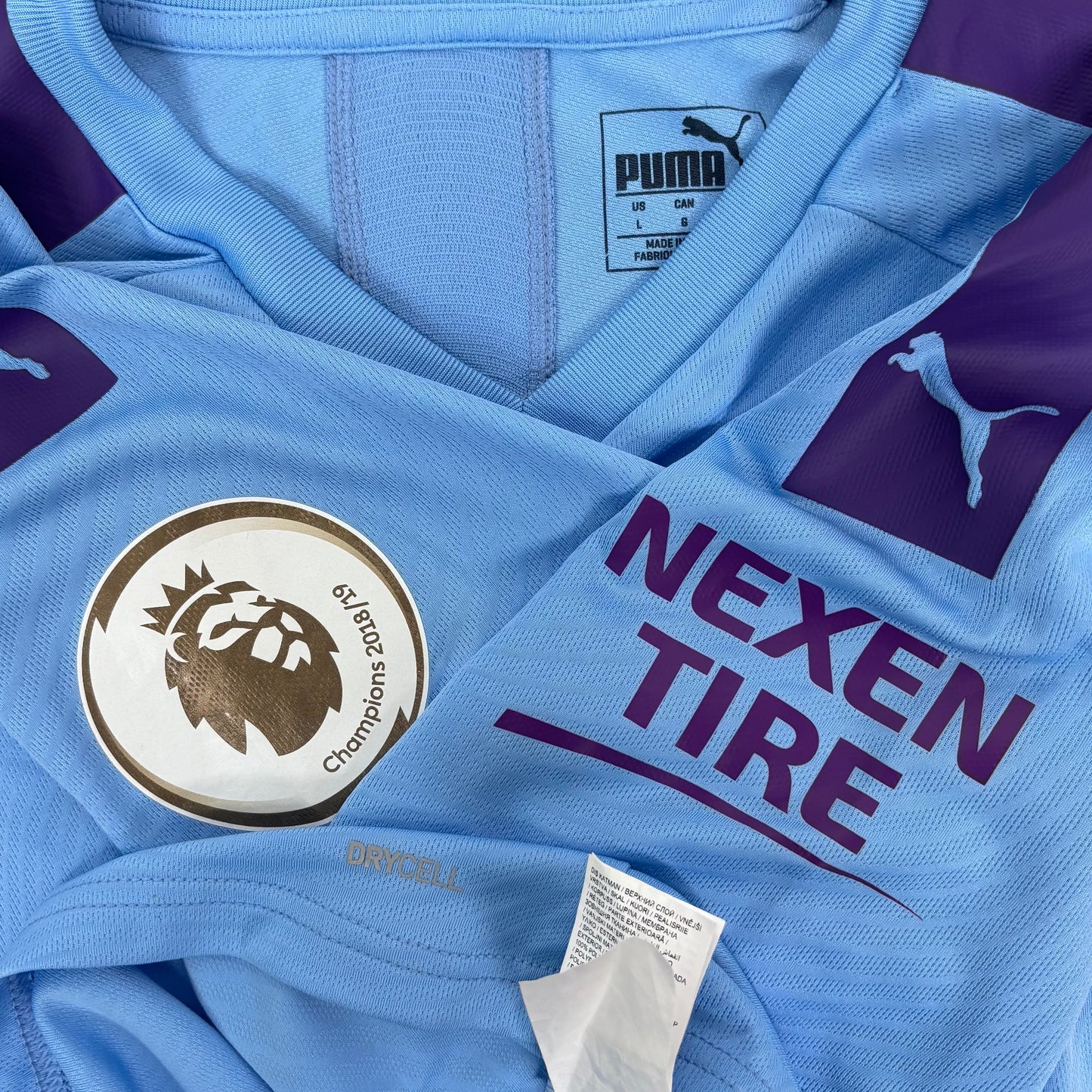 2019/20 Manchester City Home Shirt - De Bruyne- L