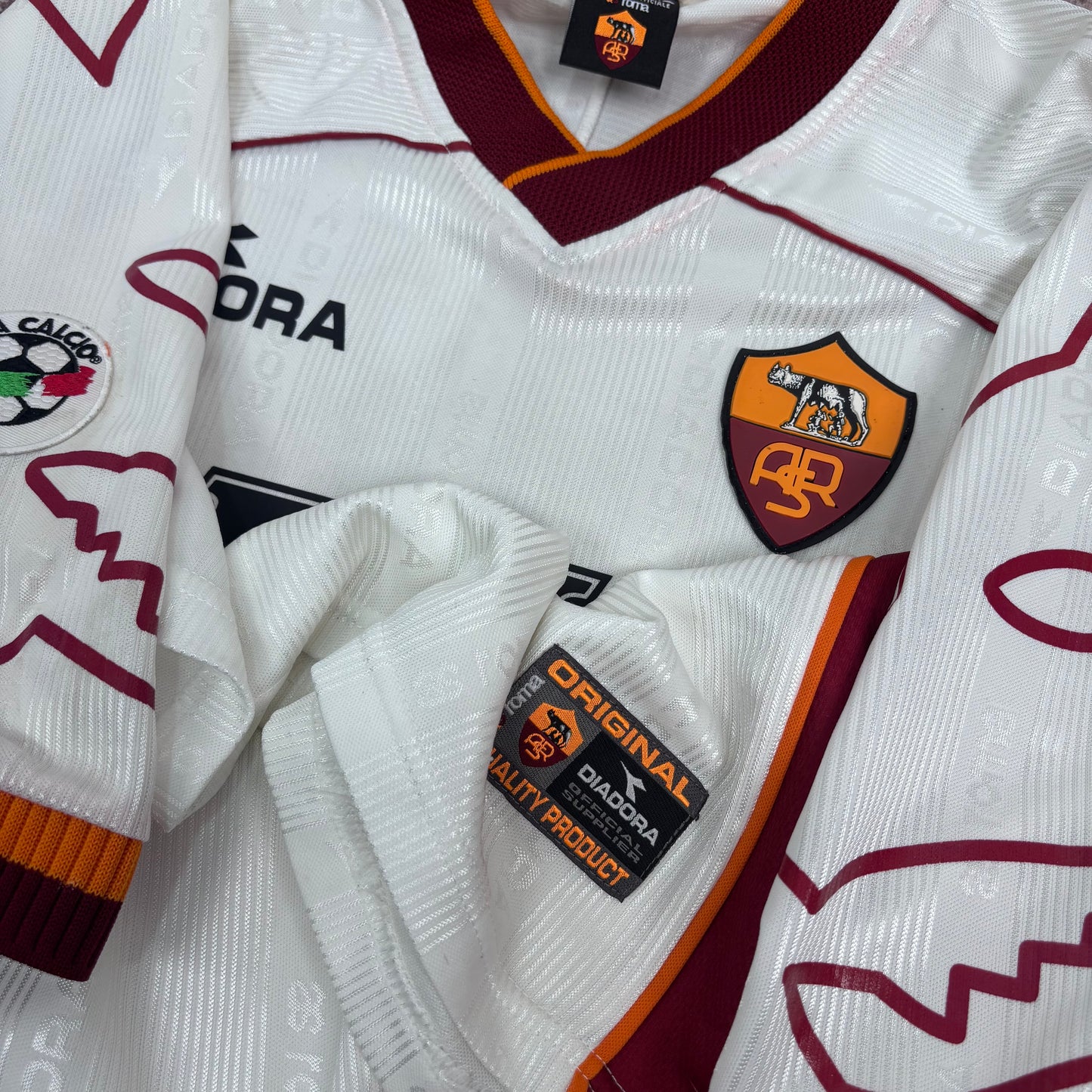 1999/00 AS Roma Away Shirt - Totti - XL
