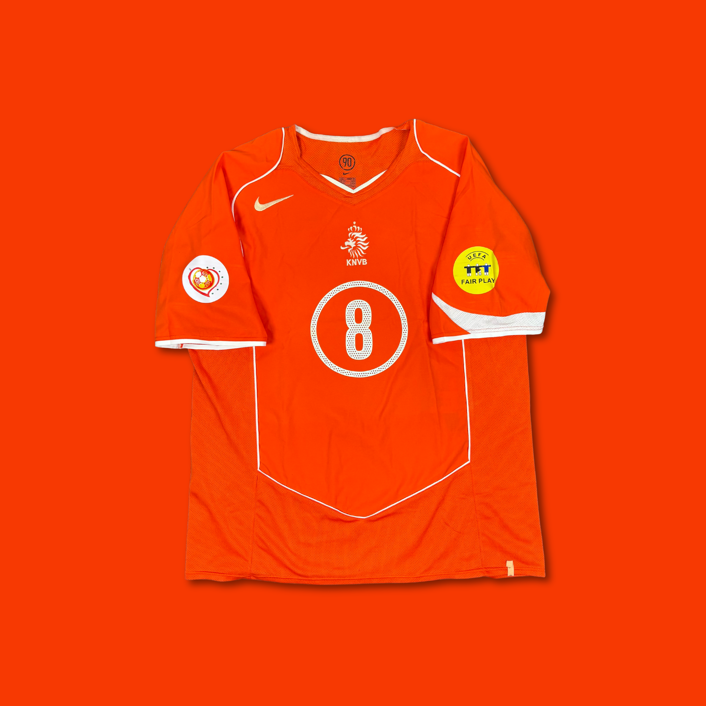 2004/05 Netherlands Home Shirt - Davids - L