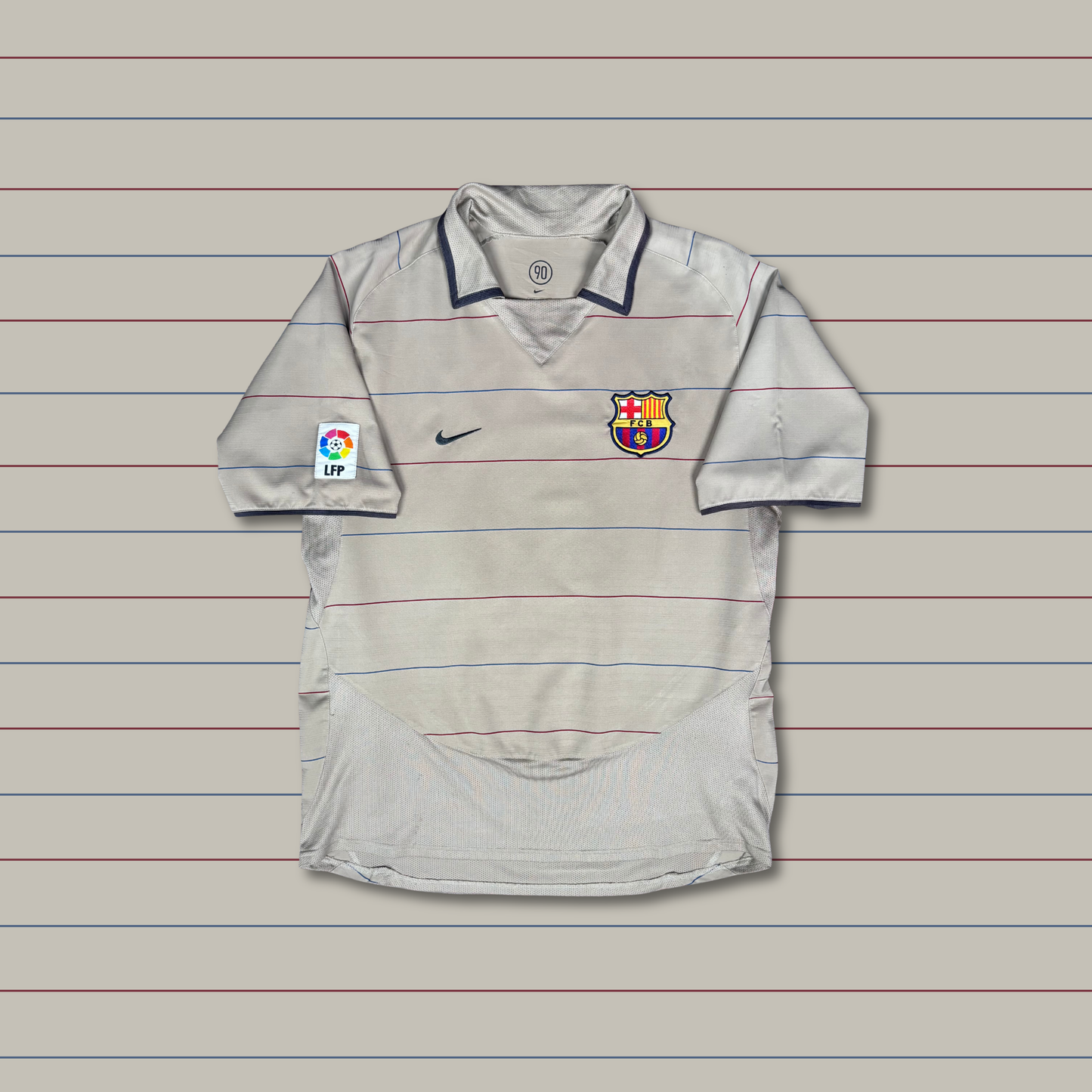 2003/04 Barcelona Away Shirt - Ronaldinho - L