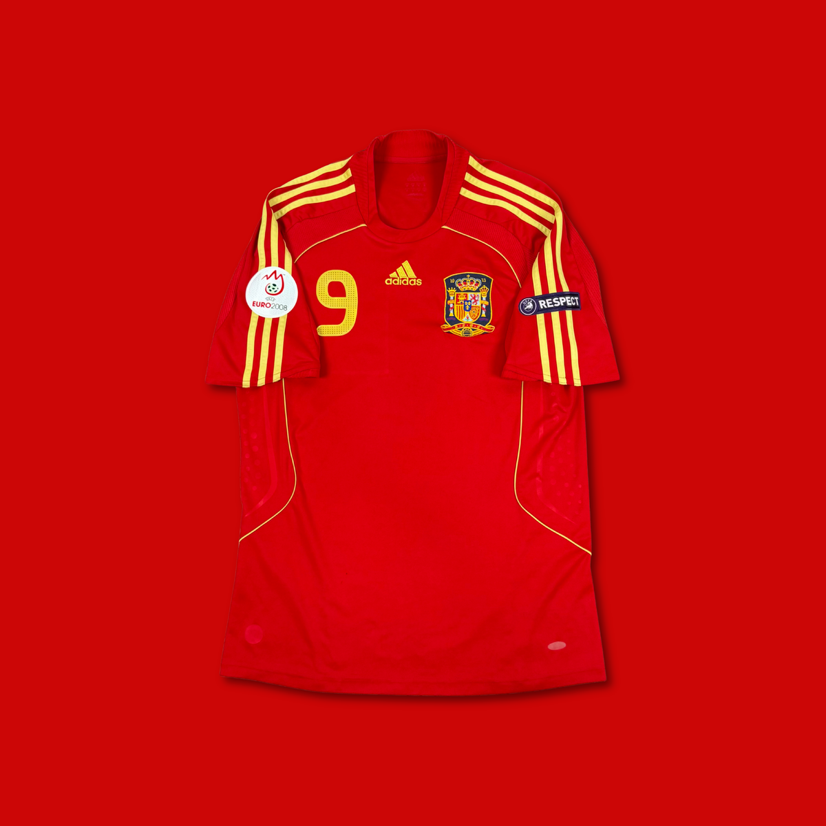 2008/09 Spain Home Shirt - Torres - M
