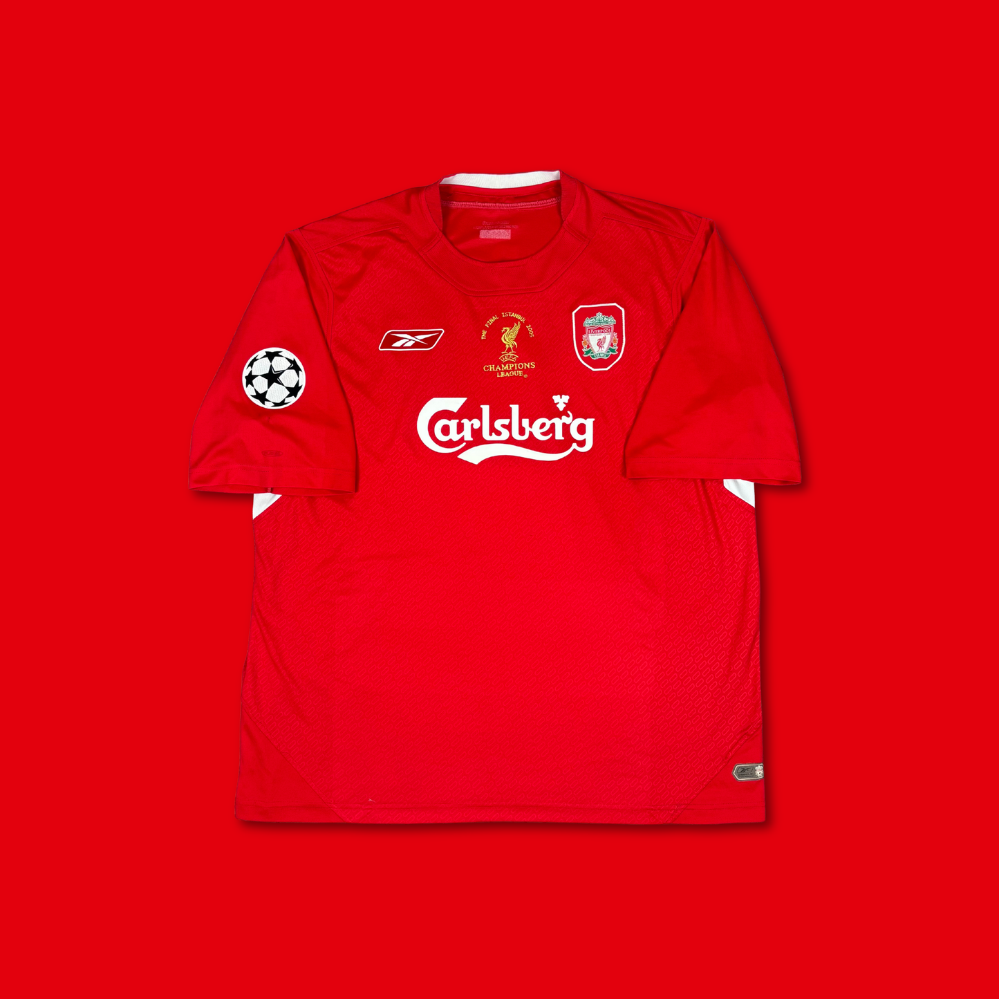 2005/06 Liverpool Home Shirt - Gerrard - XL