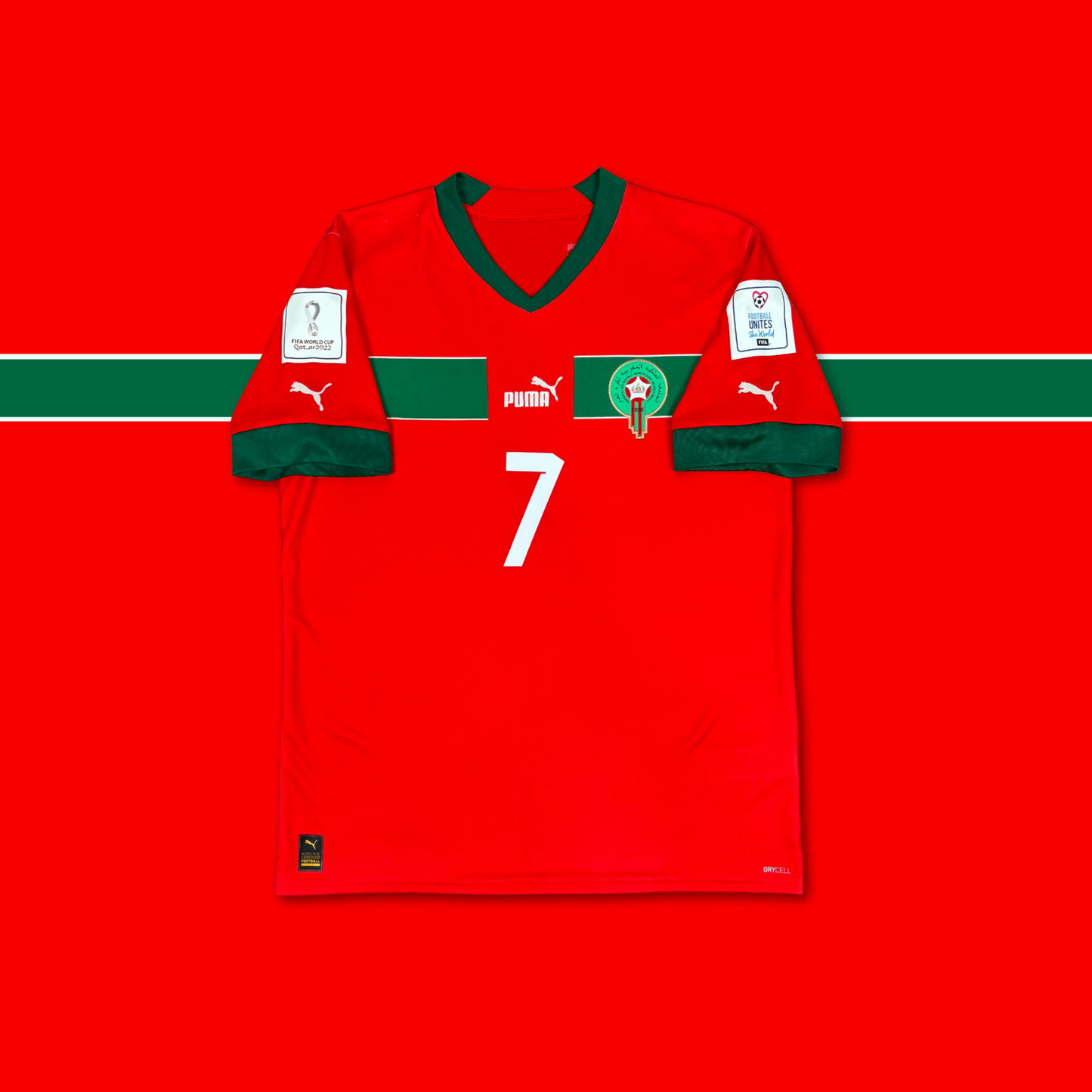 2022/23 Morocco Home Shirt - Ziyech - L