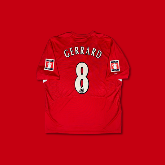 2005/06 Liverpool Home Shirt - Gerrard - XL