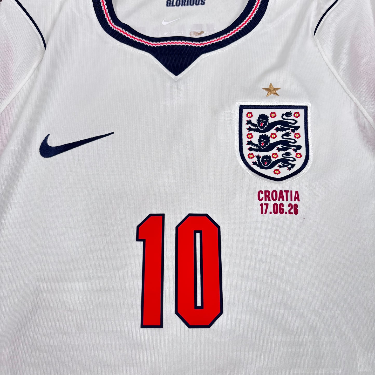 2026/27 England Home Shirt - Bellingham - New with Tag - L