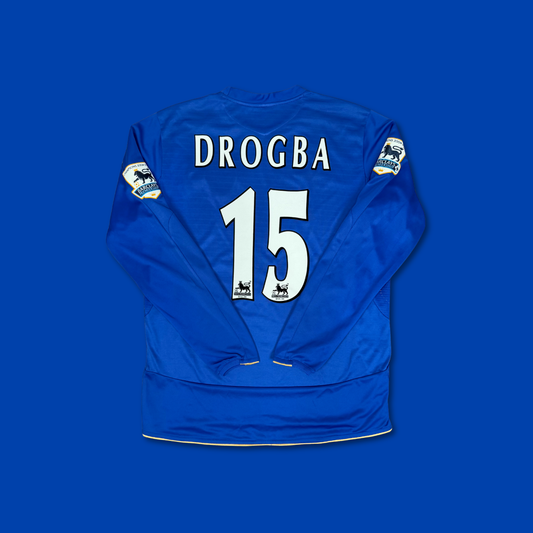 2005/06 Chelsea Centenary Home Shirt - Drogba - L