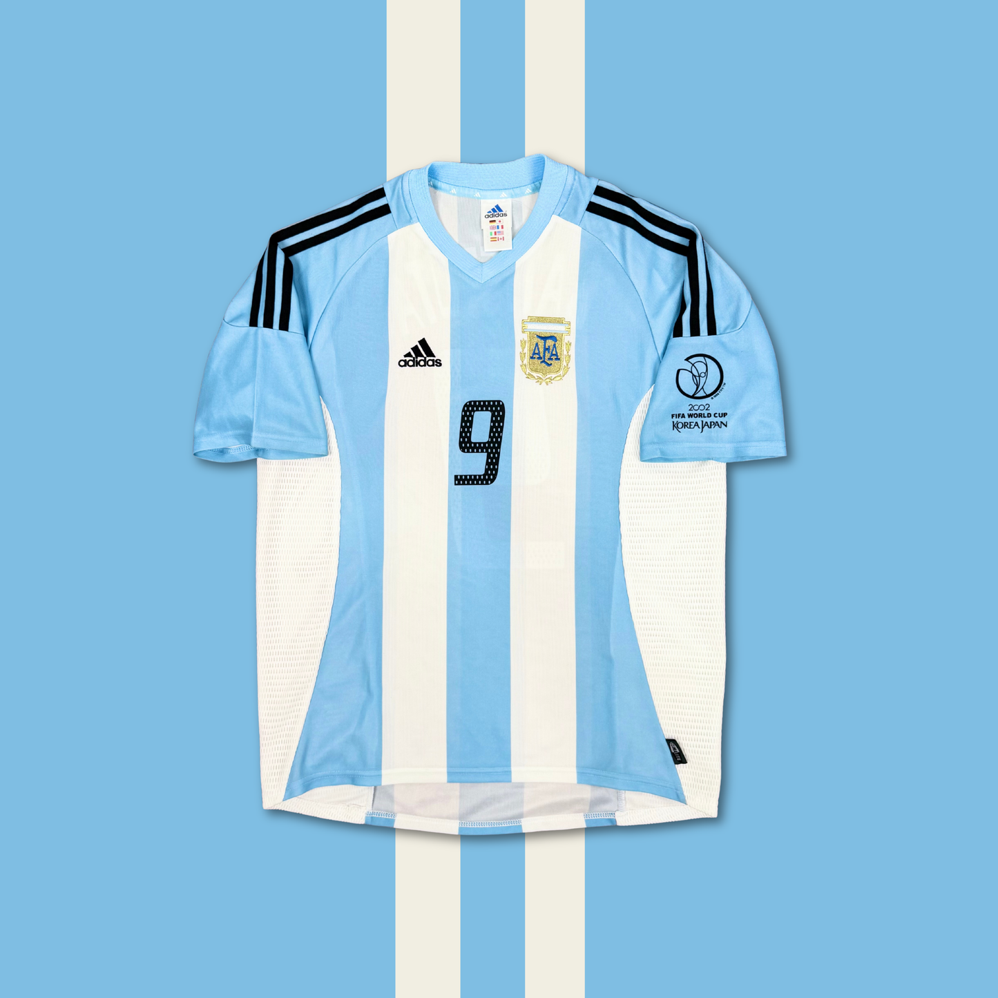 2002/03 Argentina Home Shirt - Batistuta - L