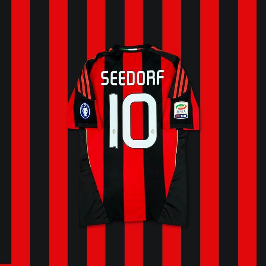 2010/11 AC Milan Home Shirt - Player Issue - Seedorf - L