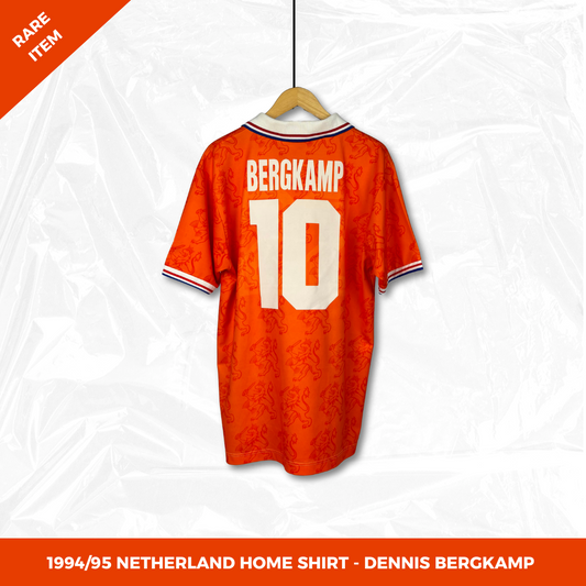 1994/95 Netherland Home Shirt - Bergkamp - L