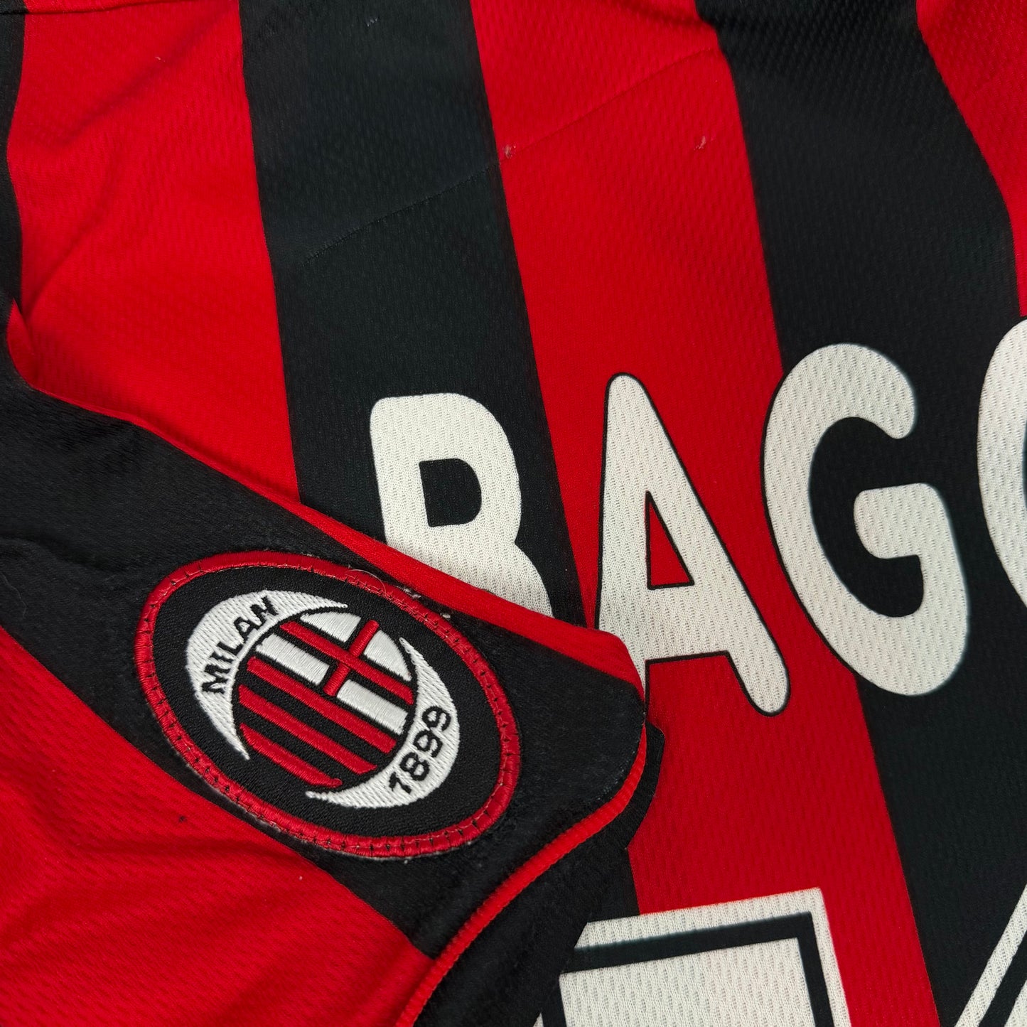 1996/97 AC Milan Home Shirt - Baggio - XL