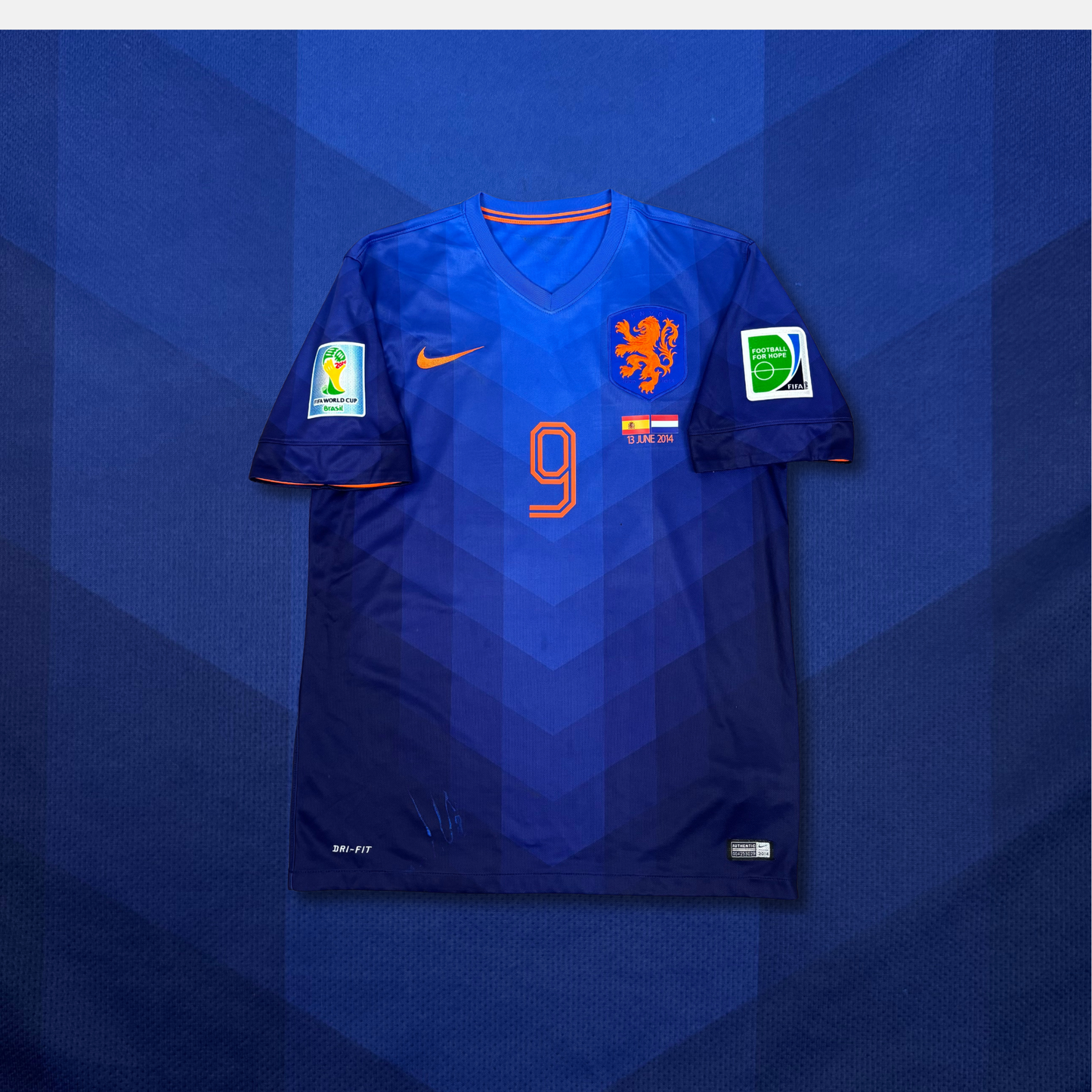 2014/15 Netherland Away Shirt - Van Persie - M