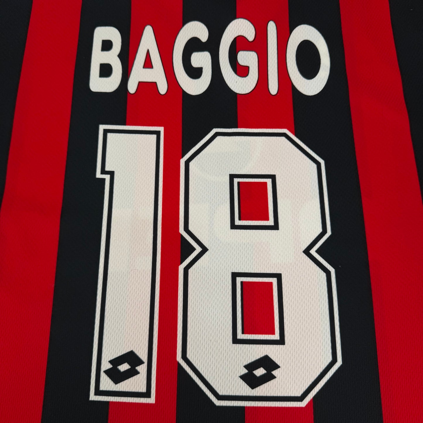 1996/97 AC Milan Home Shirt - Baggio - XL