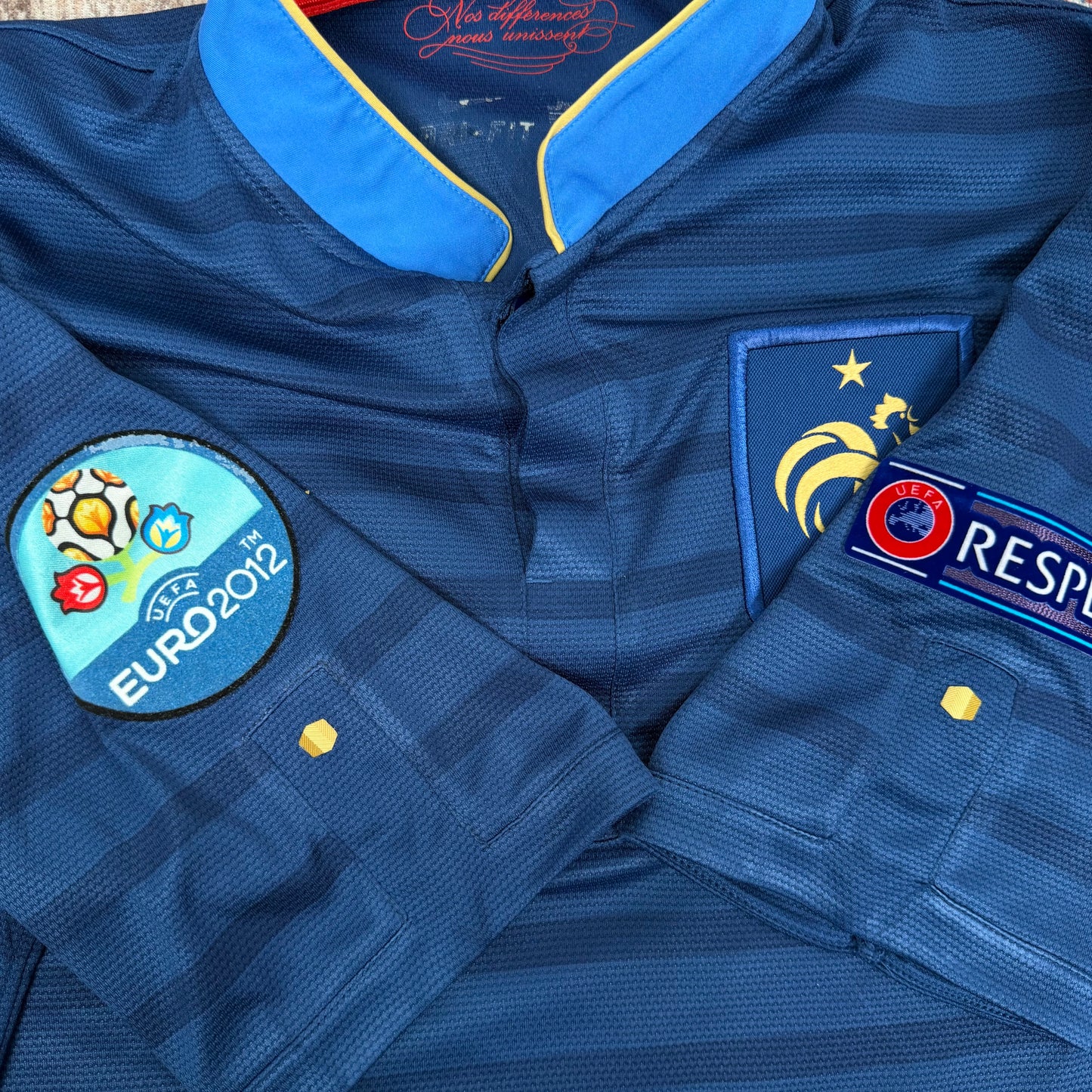 2012/13 France Home Shirt with Short - Benzema - M