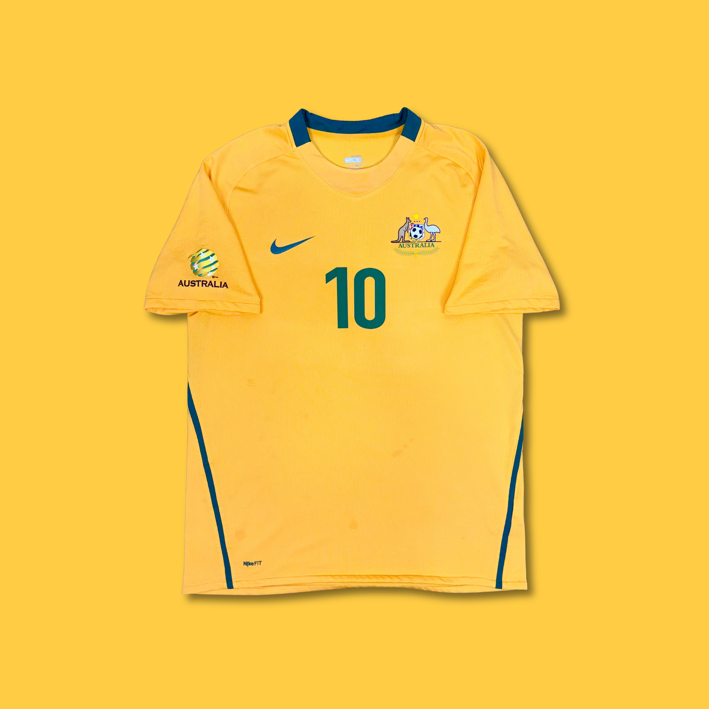 2008/09 Australia Home Shirt - Kewell - XL