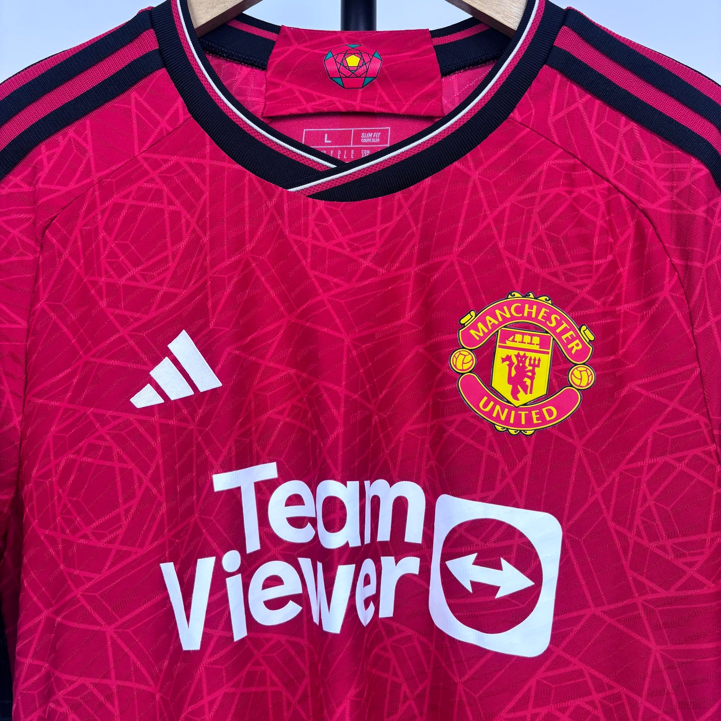 2022/23 Manchester United Home Player Issue Shirt - Rashford - L