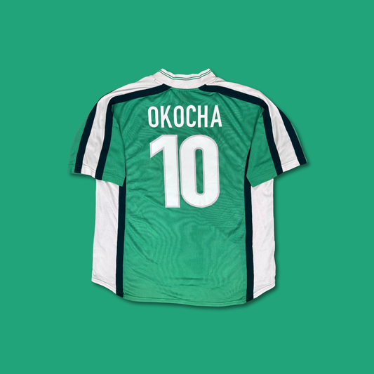1998/99 Nigeria Home Shirt - Okocha - XL