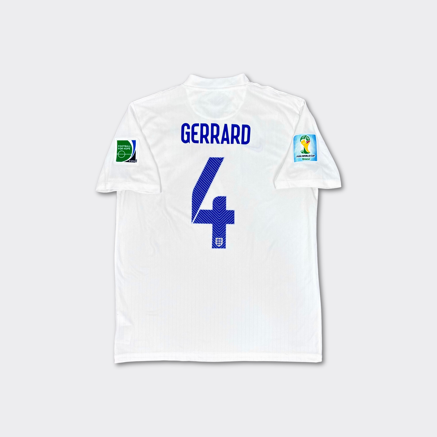 2014/15 England Home Shirt - Gerrard - L