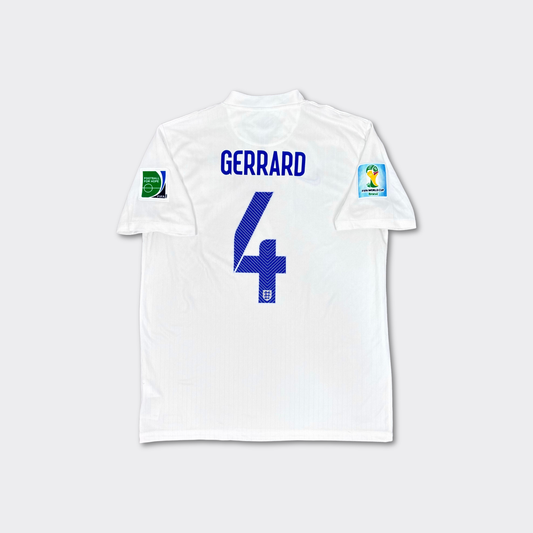 2014/15 England Home Shirt - Gerrard - L